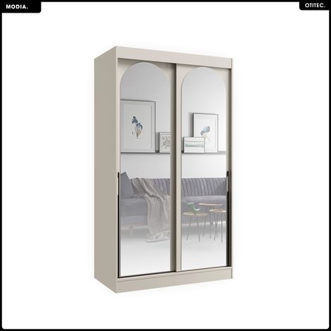 Armoire coulissante - L.120 x H.215 x P.65 - MODIA (1/4)