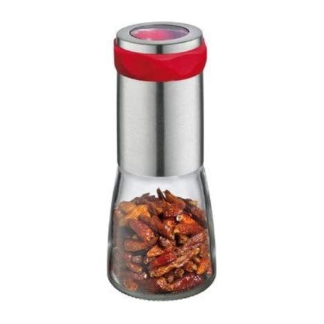 Cilio: Premium Piccante Chili Mill/Grinder in Red, 14.5cm/5.7in (1/4)