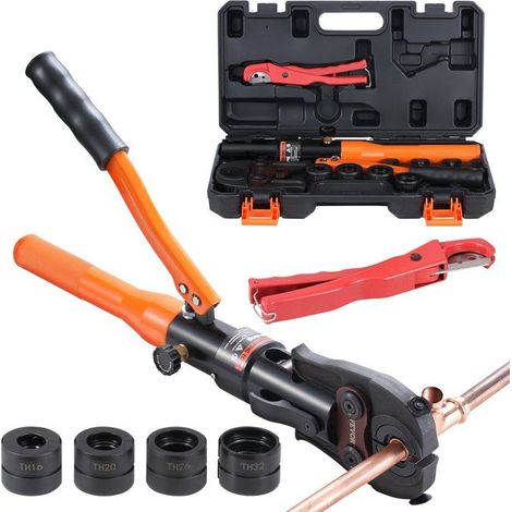 Pince à sertir hydraulique pour tubes en cuivre - SINGULARITY - Mâchoires à changement rapide TH16 TH20 TH26 TH32 (1/5)
