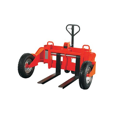 Handpalettenhubwagen mit Geländereifen – Baustelle und Außenbereich - Gabeln 1277x860mm - Tragfähigkeit 1,2T - RTT12
