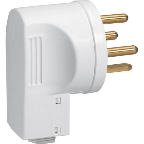 Legrand 055805 Stecker 3P+T 32A mit seitlichem Ausgang über Steckverbindung mit Kabelklemmen