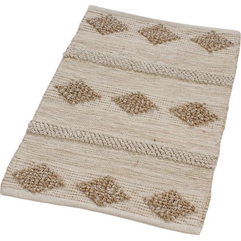 Tapis Ethnique Beige (1/4)