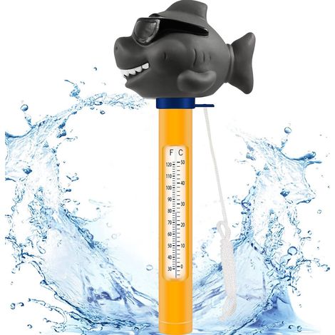 Termometro galleggiante per piscina di facile lettura - Termometro per la temperatura dell'acqua per piscine, spa, termometro galleggiante
