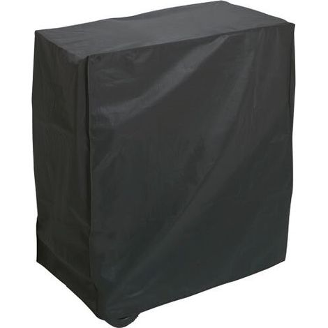 Housse de barbecue 90x65x90 noir Protection imperméable Résistante aux UV Pour barbecue et plancha Rayen (1/3)