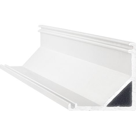 Profilo Ang Tondo Slot Alluminio-Materie Plastiche Bianco 300Cm D16X16 (1/4)