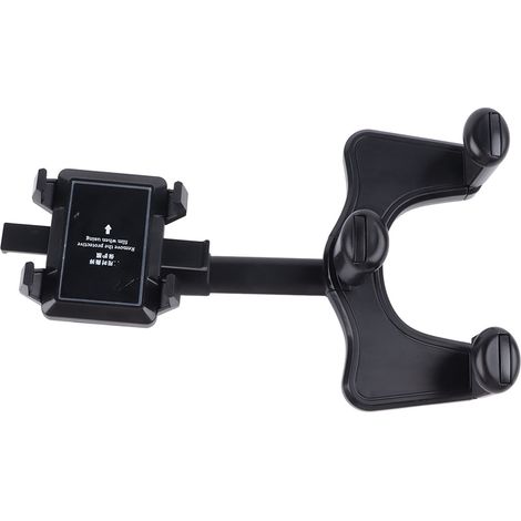 Support de téléphone pour rétroviseur de voiture, pivotant à 360°, multifonctionnel et rétractable. (1/5)