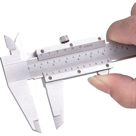 Calibre Pie de Rey manual 150 mm precision 0.02mm (1/2)