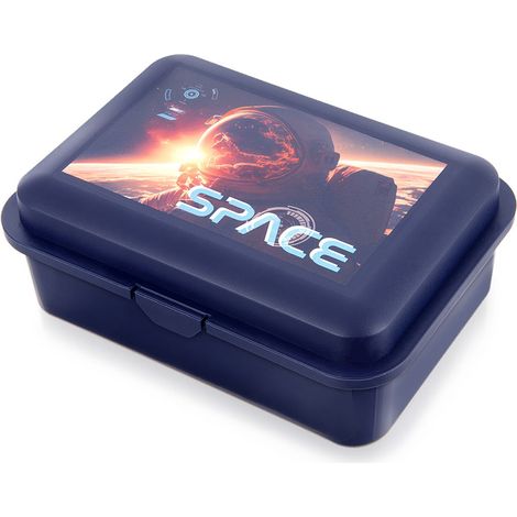 Lunchbox blue space design 750 ml