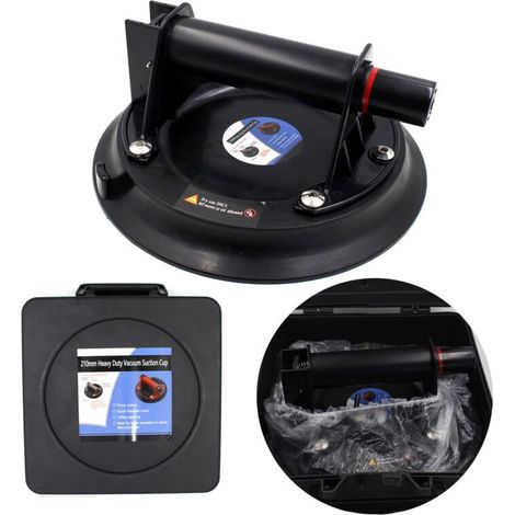 Ventouse Sous Vide 8 Pouces 200kg Pour Carreaux Verre Pompe Robuste Boîte Plastique Monocouche (1/4)