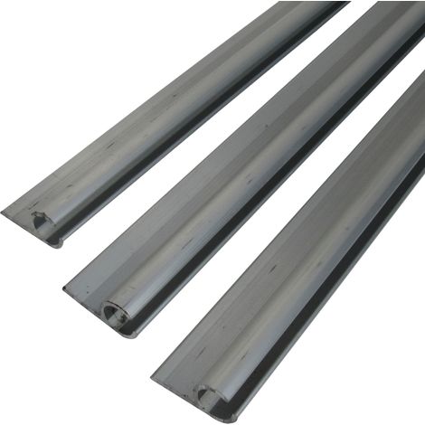 Aluminium Caravan Awning Rail Strip x3 400MM (C Channel Campervan Motorhome)