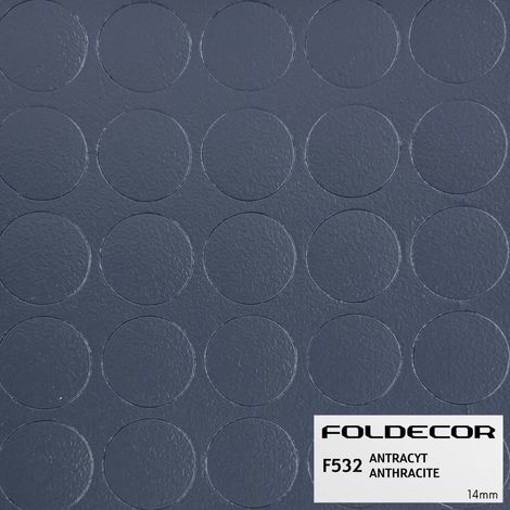 Tapa autoadhesiva de 14 mm color antracita (lámina de 25 unidades) (1/5)