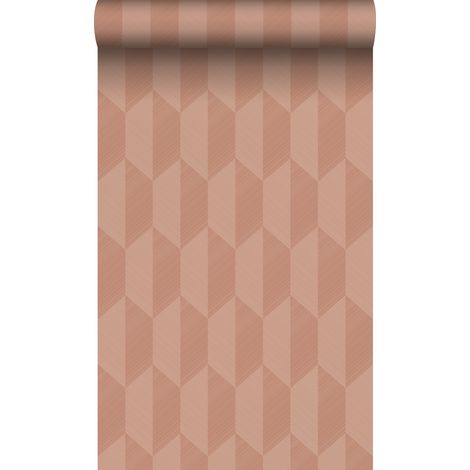 papier peint effet 3D terracotta - Origin Wallcoverings (1/5)