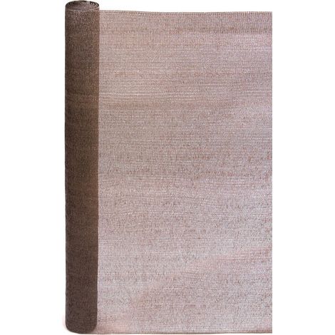ROLLO MALLA OCULTACIÓN RECYNET 120 G/M2 MARRÓN 1.5 X 50M (1/5)