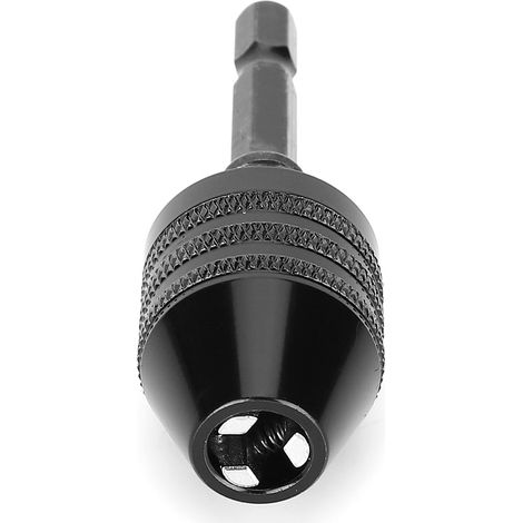 Accessoire de mandrin pour meuleuse : jeu de tiges de mandrin courtes M8 x 0,75 pour mini-foret à 3 mors (jeu de tiges de mandrin courtes M8 x 0,75) (1/5)