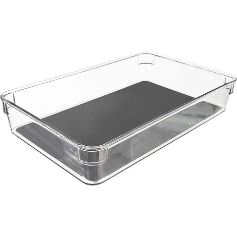 Contenitore portaoggetti GRIGIO 24x16x4,5 cm (1/5)