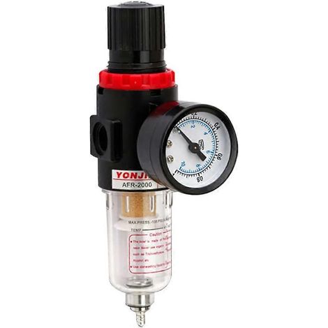 Régulateur de filtre à air 2024, régulateur de pression de filtre, piège à humidité du compresseur, séparateur huile/eau 1/4" (1/5)