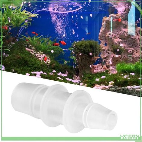 Connecteur d'aquarium - FAFEICY - 5x 8/12 mm - Plastique - Raccord 8 mm/12 mm - Lot 5 pièces (1/5)