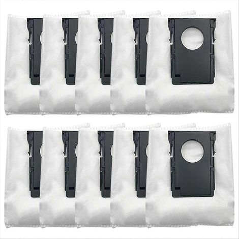 Packung mit 10 Ersatzbeuteln für Midea W20, W20 Pro und Eureka J20 Saugroboter.