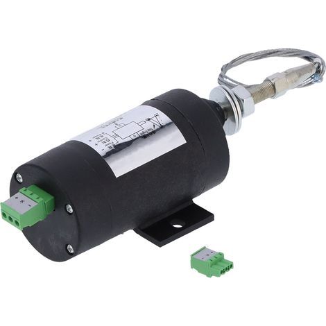 Soupape d'arrêt moteur pour générateur diesel, solénoïde d'extinction 12V, arrêt d'urgence (1/5)