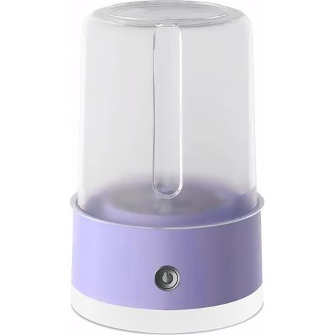 Mini portable washing cup for underwear and socks, cordless, rechargeable and waterproof, ideal for travel, camping and business trips (purple) (1/5)