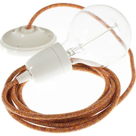 Suspension creative cables rx07 kit DIY porcelaine 53W (1/3)