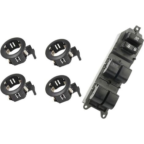 fixations de capteur de stationnement arrière et 1 interrupteur principal de lève-vitre électrique avant pour Toyota Corolla Camry RAV4 (1/5)