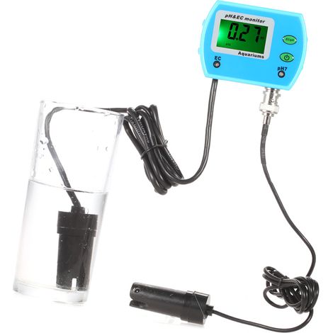 Analyseur d'eau 2 en 1 portable, testeur multiparamètre pH/EC, appareil de contrôle qualité en ligne, acidimètre numérique (1/4)