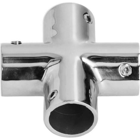 Raccord De Main Courante - Acier Inoxydable 316 - Pour Environnement Marin - Poli - 1 Pièce (1/4)