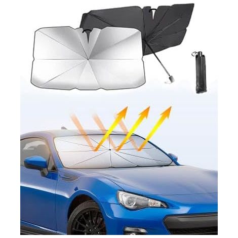 Pare-Soleil pour Pare-Brise de Voiture en Mousse Epe Argenté (1/5)