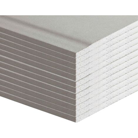 Lastra cartongesso siniat pregyplac plus ba10 120x200cm spessore 9,5mm 12 pezzi
