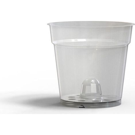 10 pièces Pot Fleurs Transparents Plastique Pot de Fleur,3.5" (1/4)