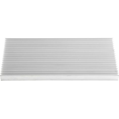 Zunate Dissipateur Thermique en Aluminium de Haute qualité, 300x140x20mm, Radiateur, adapté à la Lumière LED Haute Puissance, Réduit le Risque de Panne. (1/4)