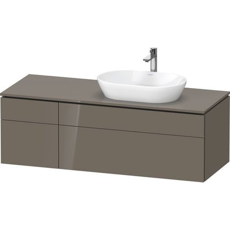 DURAVIT LC4875089890000 Console WTU blanc L-Cube 550x1400x482 mm