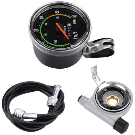 BUNTHAUS Cteur De Velo anue,Cteur anue Velo,Cteur Velo anue,Ang Odometer for 24” Bike,Vélo Ordteur Cteur De Vite Ordteur De Yclette Cteur De Vite Imperméable À l'eau Odomètre Vélo Cycle Chrmètre (1/5)