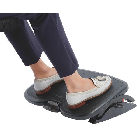 Kensington K52789Ww Poggiapiedi Ergonomico Regolabile Solemate Plus, per Migliorare la Postura E Mitigare I Dolori Legati a Sciatica E Problemi Ortopedici, Nero (1/5)
