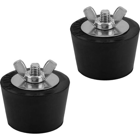 2pcs Pool Winterizing Plug, 38mm/1.5inch Rubber Winter Expansion Plugs Winter Plug Expanding Pipe Plugs for Swimming Pool Spa Pipework Winter Fittings (1/5)