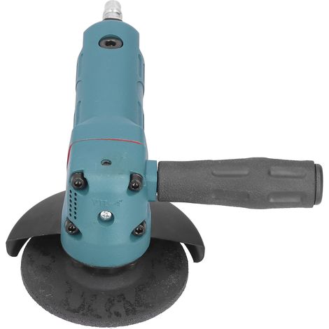 Meuleuse d'angle pneumatique portable 4 pouces, machine de découpe à air comprimé, raccord d'entrée 1/4in, 11000 tr/min, KP-631, couleur verte (1/5)