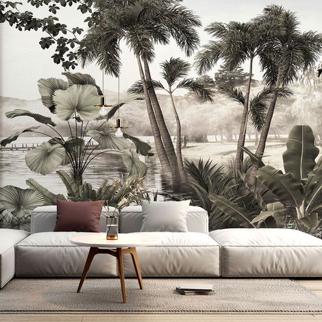 Papier peint panoramique - Forêt tropicale - 130 cm x 87 cm (1/4)