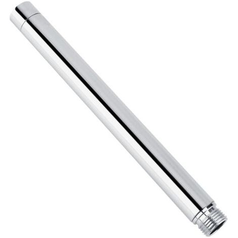 Bras de douche rond en acier inoxydable 8 pouces – Rallonge chromée antirouille – Installation facile pour salle de bain moderne (1/5)