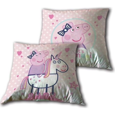 Peppa Pig Dekokissen – Perfektes Couchkissen für Kinder & Erwachsene (1 Stück)