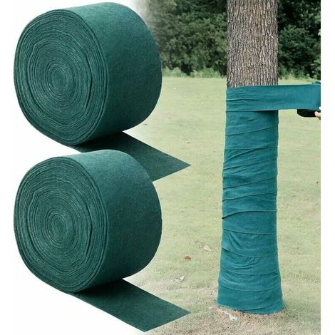 YMYNY Lot de 2 Enveloppement Protecteur d'arbre, Bandage de Protection des Plantes antigel, Bandage de Tronc d'arbre pour Garder Les Plantes arbustives au Chaud et hydratantes (1/4)