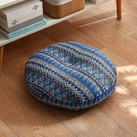 Galette de chaise ronde, 10/15 cm d'épaisseur, coussins de chaise doux, pour la maison, le bureau,la salle de jeux (50 x 50 x 15 cm, diamètre)