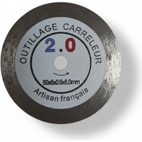 Mini Disque Diamant Speed 50 mm Ultra Fin 0,6 mm Outillage Carreleur 2.0 (1/2)