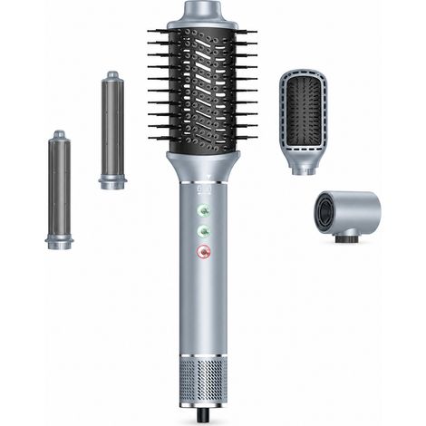 Brosse soufflante et boucleur 5-en-1 à ions négatifs, gris, 220 V UE (1/5)