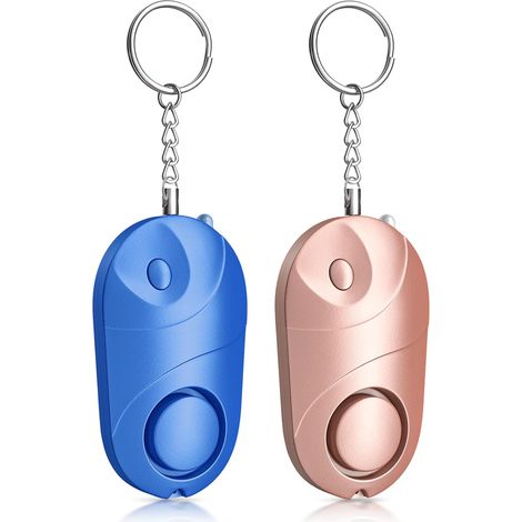 Alarme Personnelle Safe Sound de Sécurité Personnelle Porte-clés sirène 130 DB avec lumière Alarmes de sécurité d'autodéfense (1/5)