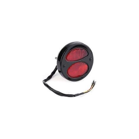 Individuelle Motorrad-Rückleuchten, 12V LED-Rücklicht, Kennzeichenbeleuchtung für Bobber- und Cafe-Racer-Motorräder - Crezuo