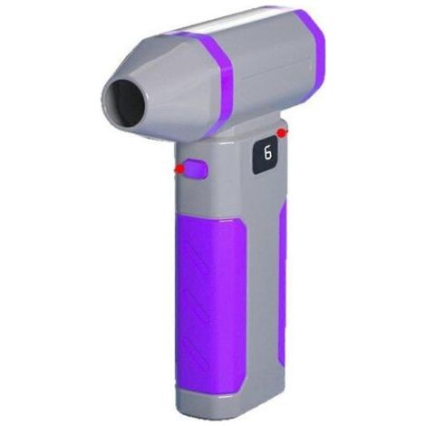 Souffleur turbo portable avec un puissant jet de 100 000 tr/min et une lumière LED B (1/5)