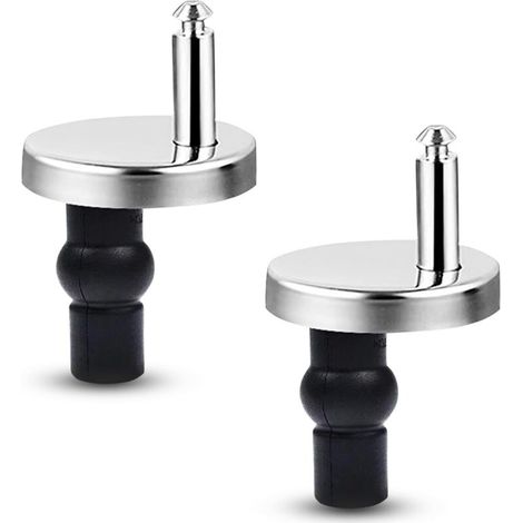 2 Pièces CharnièRe Abattant WC Fixations, CharnièRes à DéPloiement Rapide Fixations, Fixation Abattant WC, Fixation Abattant WC Universel pour Fixation Cuvette WC