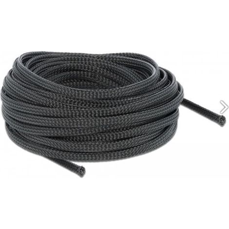 Sistema di gestione cavi - DELOCK - 18848 - Nero - Poliestere - 10m, 6mm (1/3)