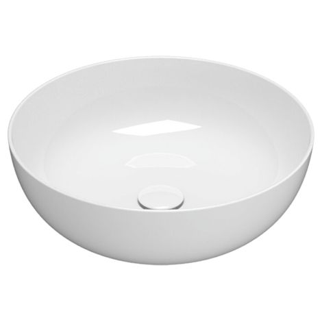 Lavabo en céramique Ø 48 cm Globo T-EDGE Le Ciotole B6T48BI  Blanc - Céramique
